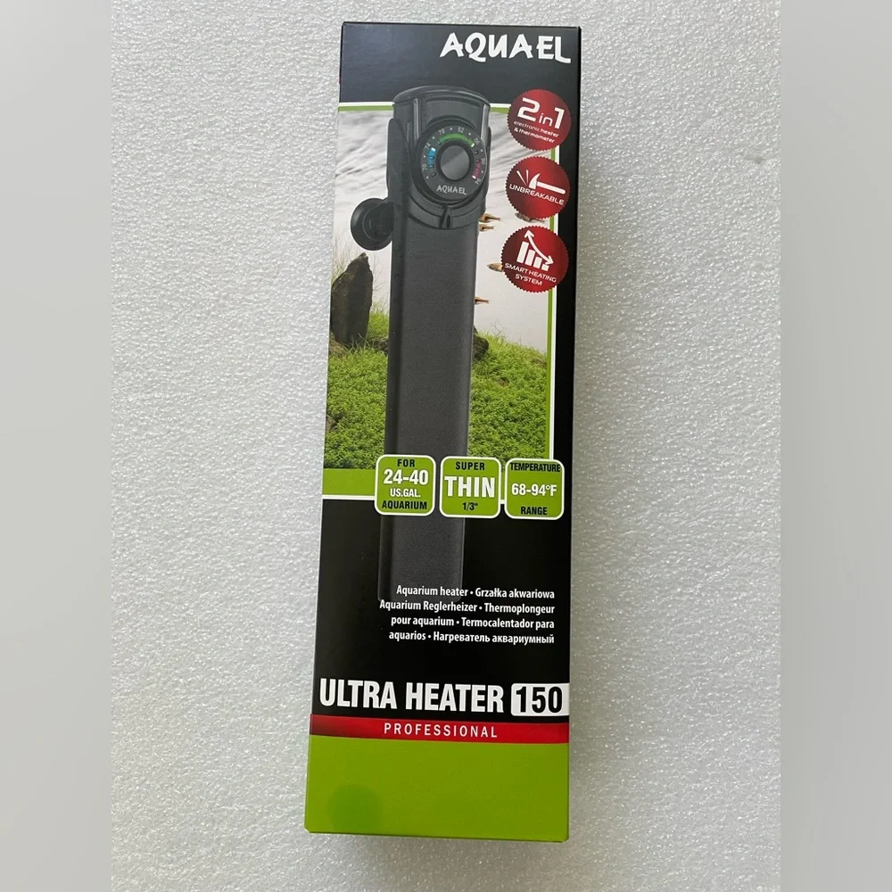 Aquael Ultra Aquarium Heater for Freshwater/Saltwater Aquariums 150 Watt $75